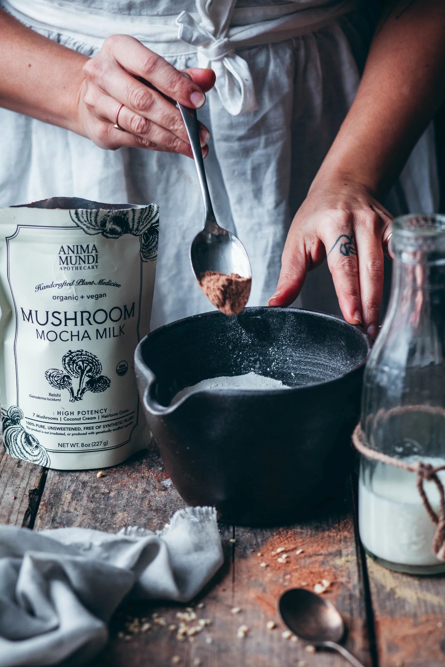 MUSHROOM MOCHA MILK | Longevity Milk