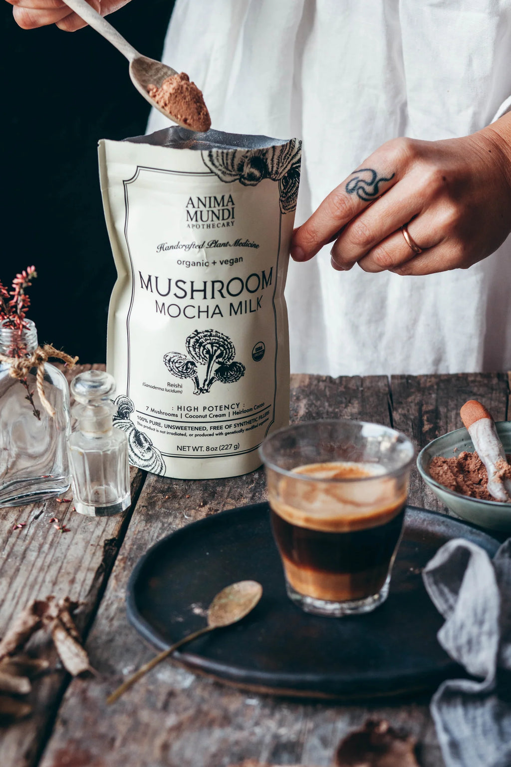 MUSHROOM MOCHA MILK | Longevity Milk
