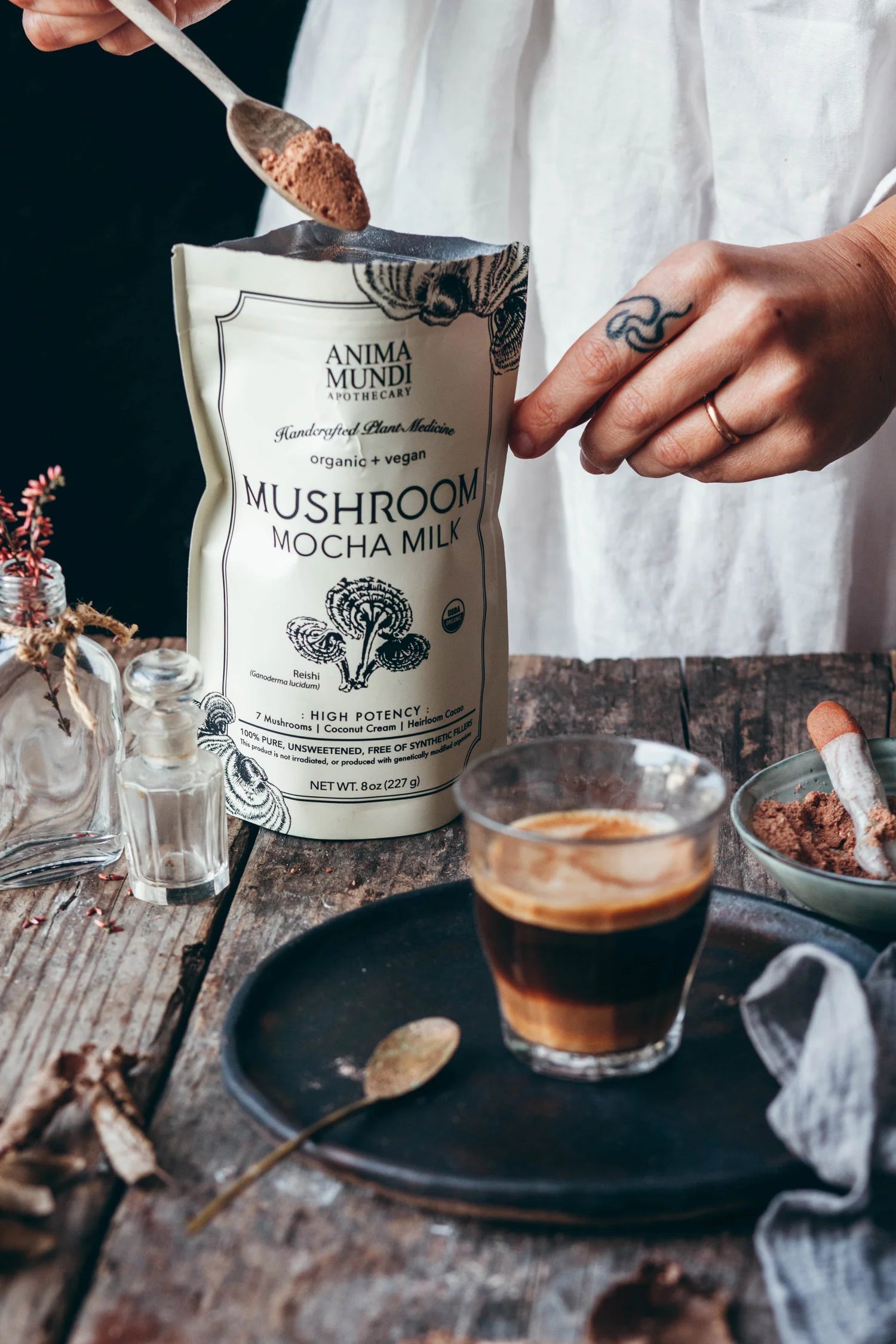 MUSHROOM MOCHA MILK | Longevity Milk