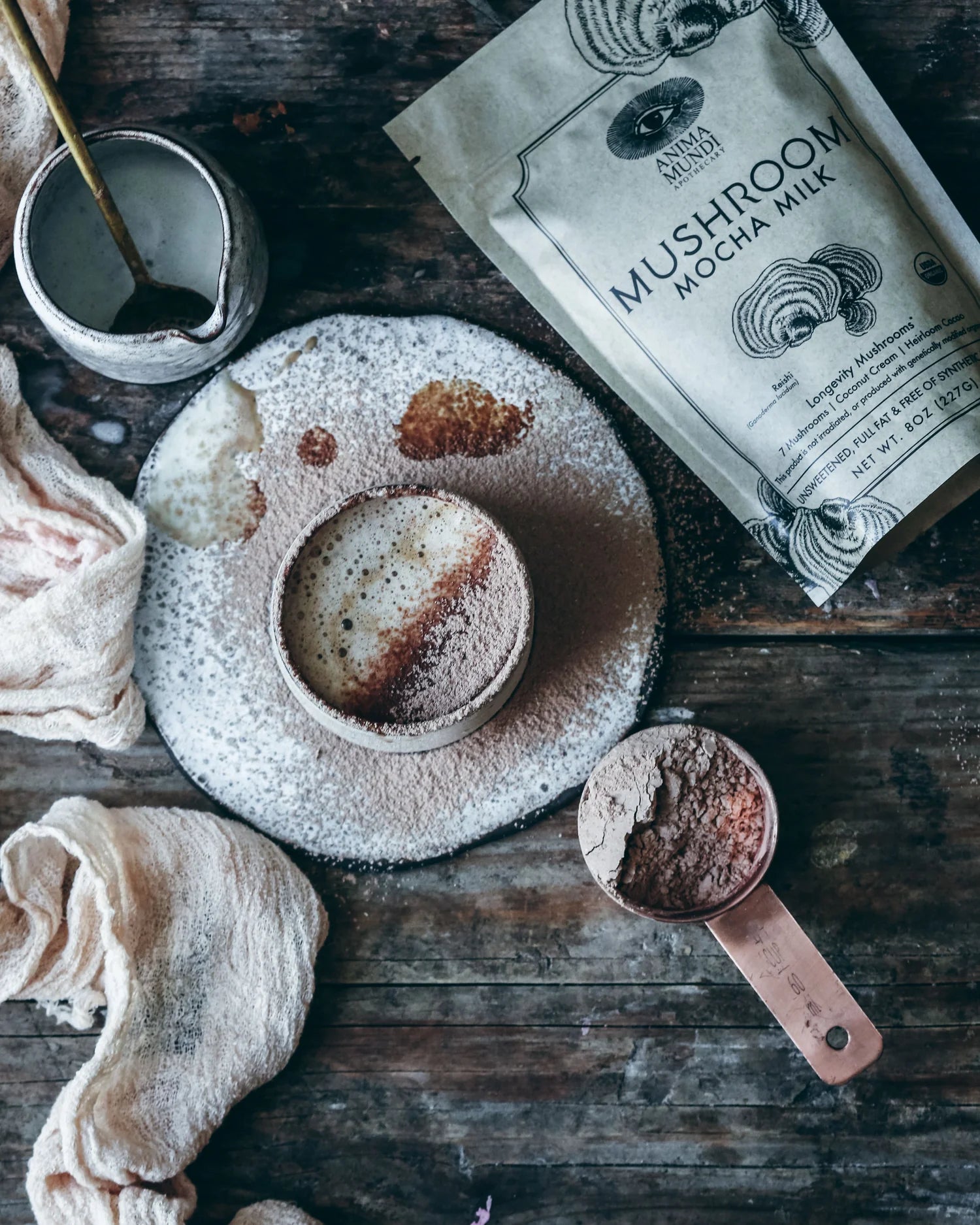MUSHROOM MOCHA MILK | Longevity Milk
